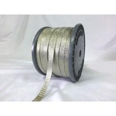 アース線に、平編銅線　ＴＢＣ8.0ｓｑ  1m　切売り 錫メッキ平編銅線