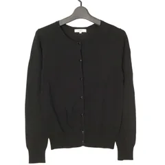 NATURAL BEAUTY BASIC ナチュラルビューティーベーシック 通年★ レーヨン カーディガン 羽織り Sz.M レディース 黒