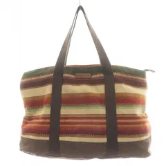 ペンドルトン PENDLETON トートバッグ ハンドバッグ ショルダーバッグ ウール マルチカラー オレンジ 茶 ブラウン 緑 グリーン /AN2のサムネイル