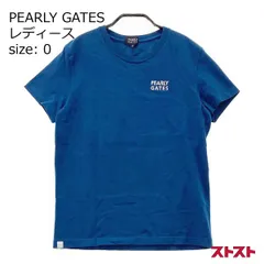 PEARLY GATES パーリーゲイツ 半袖Tシャツ ブルー系 0 [240101078829]#