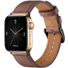 [Maledan] アップルウォッチ用 バンド 革 レディース 交換ベルト レザー 細身 イタリアン本革 蒸れない 38mm 40mm 41mm 42mm 44mm 45mm Series 9/8/7/6/5/4/3/2/1/SEに対応 落ち着いた 柔らか