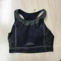 ダンスキン/DANSKIN　スポーツブラ JACQUARD 4WAY MIDDLE TOP　ブラック　アイスグレー　DC10115