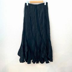 【極美品/22年】Merlette マーレット ロングスカート ティアード　黒 極美品/22年】Merlette マーレット ロングスカート ティアード 黒