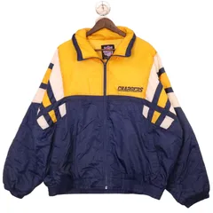 NFL チャージャーズ　リバーシブルスタジアムジャケット　コットンナイロン　ロゴ NFL チャージャーズリバーシブルスタジアムジャケットコットン