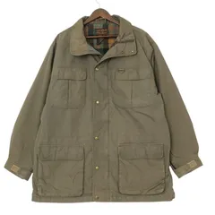 80's-90's エディーバウアー マウンテンパーカー 古着 メンズUS-2XLサイズ カーキグリーン系 jc-0166