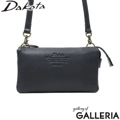 ダコタ ショルダーバッグ レディース Dakota 2WAY お財布ショルダー ポシェット 本革 アミューズ 1032461 ブラック