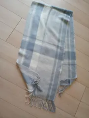 MISCH MASCH マフラー　チェック ニットストール