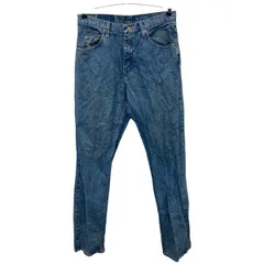Wrangler デニムパンツ W32 ブルー ラングラー ジップアップ メキシコ製 カジュアル アメカジ ジーンズ 古着卸 アメリカ仕入 2506-400
