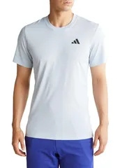 【新品・2営業日で発送】ADIDAS アディダス 41_MTENNISフリーリフトS／STシャツ (IKL76) 色 : ヘイローBLU サイズ : J／L 