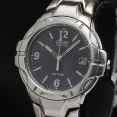 ブラック文字盤！稼働品！CITIZEN E110-K17829 エコドライブ 2025年最新】E110-K17829の人気アイテム - メルカリ