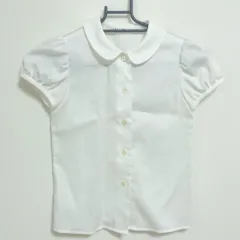 【222176】familiar ファミリア  丸襟　半袖ブラウス　フォーマル　サイズ110  ・