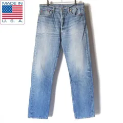 1994年製 USA製 リーバイス 501 激ヒゲ ジーンズ 実寸W34 L32.5 90s デニム ジーパン アメリカ製 ビンテージ D151-21-0020ZVN