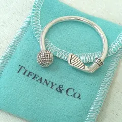 TIFFANY&Co. ティファニー ゴルフモチーフ キーリング キーホルダー Tiffany & Co. - Tiffany ゴルフボール＆ティーモチーフした
