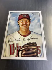 ランディ・ジョンソン(アリゾナ・ダイヤモンドバックス)直筆サイン入