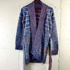 レイ様　ミッソーニ　ニット ジャケット カーディガン　ポケット　ショール付　L ミッソーニ ニット ジャケット カーディガン ポケット ショール付 L 丈