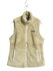 【お得なクーポン配布中!】 パタゴニア ロスガトス フリース ベスト レディース М / 古着 ハイ パイル ボア 重ね着 フルジップ アウトドア ハイネック ワンポイント
