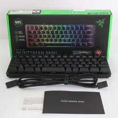 【美品】Razer Huntsman Mini JP Linear Optical Switch RZ03-03390800-R3J1 ゲーミングキーボード レイザー