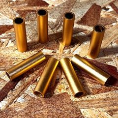 アルミカラーパイプ ゴールド 8本 腰道具 チェーンカスタム ベルトループ