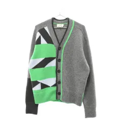 HERMES (エルメス) 22AW RAYURES TANGRAM レイユースタング Vネック カシミア ニットカーディガン マルチのサムネイル