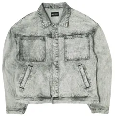 Danke Schon ダンケシェーン 24SS CHEMICAL BLEACH DENIM JACKET ケミカルブリーチ デニムジャケット UNS24044 L ブラック Gジャン オーバーサイズ アウター g20740