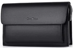 【人気商品】セカンド バッグ 式 メンズ クラッチ 革ミニセカンドバッグ クラッチバッグ 大容量 セカンドバッグ ダブルファスナー 本革 メンズポーチ [ハナ]