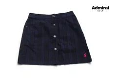 【中古】アドミラルゴルフ｜admiral｜ブラックウォッチ柄スカート｜レディースゴルフウェア｜S