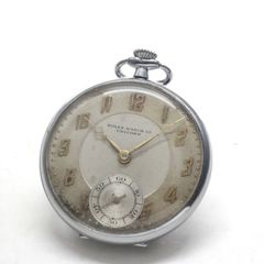 ロレックス　ROLEX　懐中時計/ヴィンテージウォッチ/アラビア数字　スモールセコンド/懐中時計　rolex-102
