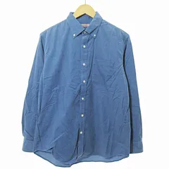 ドゥクラッセ DoCLASSE 美品 近年 コーデュロイ ボタンダウン BD シャツ 長袖 L 青 0121