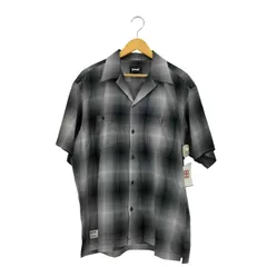 ショット Schott OMBRE SS SHIRT オンブレ チェックシャツ メンズ  2XL