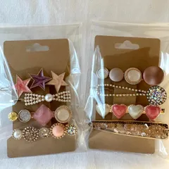No,4 ヘアアクセサリー★ヘアピン8個セット/まとめ売り