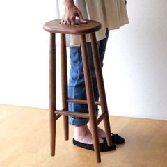 S.H様専用 キッチンスツール BR H630 ハイスツール 63cm ブラウン