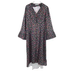 未使用 エミアトリエ スモールフラワーガウン 0 ブラック系 emmi atelier レディース 【中古】  【230416】