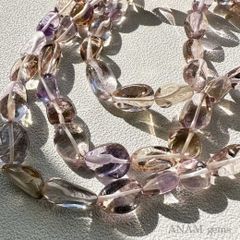 【10粒】アメトリン スムース タンブル★ANAM gems