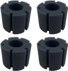 RedBeryl スポンジフィルター 水槽 投げ込み式 ろ過装置(取替スポンジ4個， RB2835)