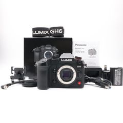 ＜美品＞パナソニック Panasonic LUMIX DC-GH6 ボディ ブラック｜シャッター数わずか8,000回｜4K 60p・5.7K動画対応｜動画制作・プロ撮影に最適なハイエンド機