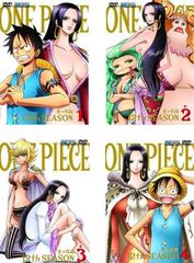 ONE PIECE 원피스 12th 시즌 여가섬편(4장 세트) 제408화~제421화[전권 세트 애니메이션 중고 DVD]렌탈 떨어짐