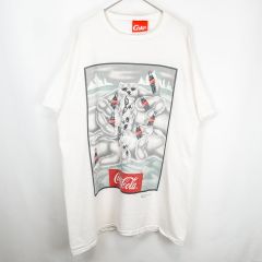 【古着】Coca Cola コーラ 90s ポーラーベア アドバタイジングTシャツ