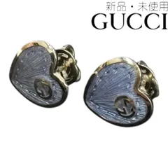 【新品/未使用】グッチ GUCCI 6259757 ピアス インターロッキングG ハート メンズ レディース ユニセックス ブランド ロゴ GG シルバー 925 アクセサリー 6259757
