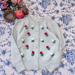RANDA チューリップ刺繍カーディガン - メルカリ