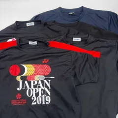 [5点セット] ヨネックス バドミントン イングランド ジャパン オープン 記念 トリパン XXL ドライシャツ 吸収速乾 Tシャツ O YONEX