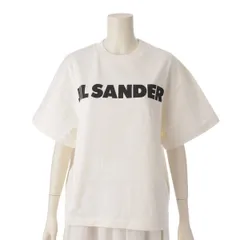 【ジルサンダー】Jil Sander　ロゴプリント コットン 半袖 Tシャツ JSCU707050 ホワイト XS 未使用【中古】【鑑定済・正規品保証】196557のサムネイル