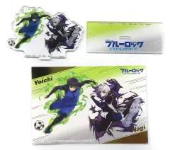 【中古】グッズセット 潔世一＆凪誠士郎 描き下ろしイラスト使用アクリルスタンド＆金の箔押しイラストカード 「Blu-ray＆DVD 劇場版ブルーロック-EPISODE 凪-」 楽天ブックス購入特典