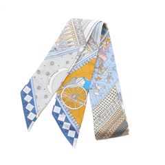 エルメス HERMES スカーフ ツイリー OBJETS DE CURIOSITE シルク トゥイリー レディース 未使用