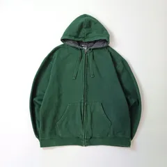 Champion チャンピオン フルジップパーカー スウェット 裏起毛 グリーン L　B202507