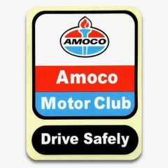 ステッカー アモコ  AMOCO Drive Safety #48
