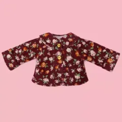 【中古】ドールアクセサリー 22cm用 丸衿ジャケット(ボルドー) 「Blythe-ブライス-」 Dear Darling Fashion for Dolls