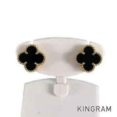 ヴァンクリーフ＆アーペル Van Cleef & Arpels スウィート アルハンブラ VCARA44900 K18YG オニキス ピアス 【中古】