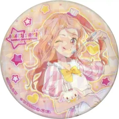 【中古】バッジ・ビンズ 香澄真昼×シュガーバニーズ(しろうさ) 「アイカツスターズ!×サンリオキャラクターズ トレーディングホログラム缶バッジ(57mm) 01.コラボイラスト(等身)」