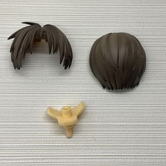 現状品　ねんどろいど へし切長谷部 刀剣乱舞-ONLINE-　髪パーツ　ヘアパーツ　首ジョイント　毛先に小イタミあります　写真にあるもののみ　バラ売り不可