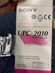 SONY　カラープリントパック　ペーパーのみ　UPC-2010